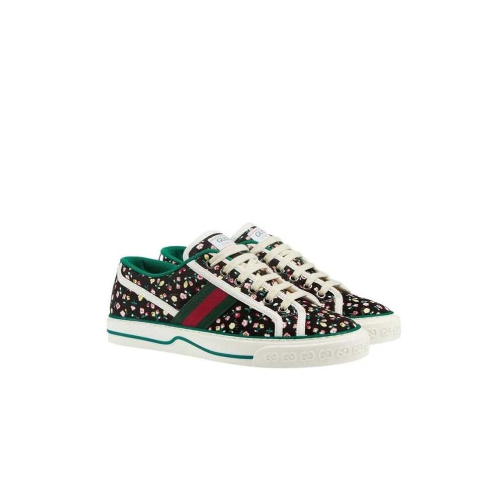 Gucci - Tennis 1977 Floral Low Top Sneaker - IT 38.5 - Picture 4 of 5